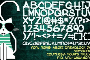 Aboki Dreadlock Jam Suya: A Bold Typeface for Branding