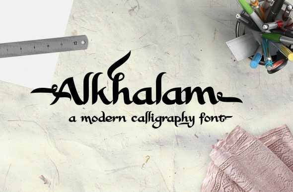 Alkhalam Typeface: Bold Editorial Style