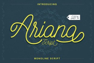 Ariana Typeface for Small Business Branding