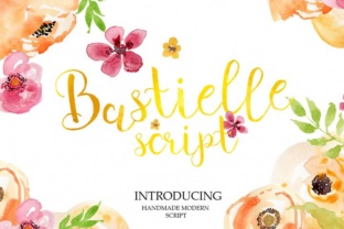Bastielle: A Handmade Script Font for Makers
