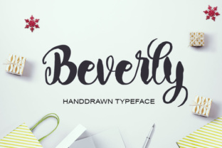 Beverly Typeface: A Modern Hand-Drawn Font for Bold Brands