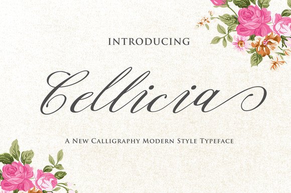 Cellicia: The Elegant Script Font for Crafters