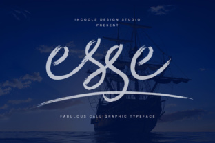 Esse: A Brush Typeface for Editorial Design