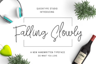Falling Slowly: A Handwritten Font for Digital Design