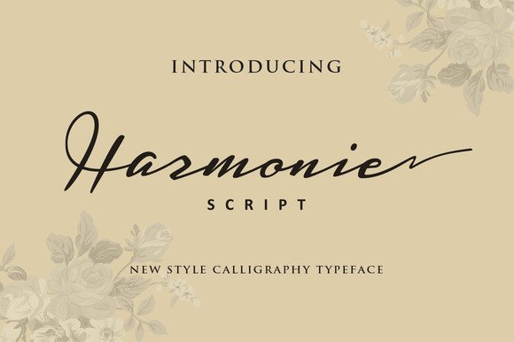 Harmonie: The Script Font That Elevates Digital Design