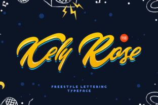 Kely Rose: A Handlettered Font for Bold Campaigns