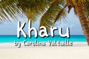 Kharu: A Handwritten Font for Modern Web Design