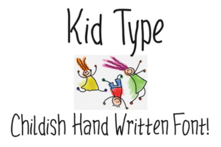 Kidtype: A Playful Handwritten Font for Web Design