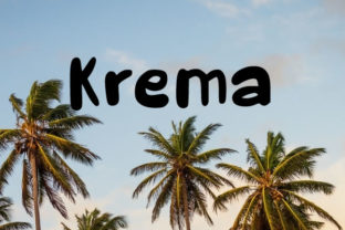 Krema: A Script Font for Scroll-Stopping Visuals