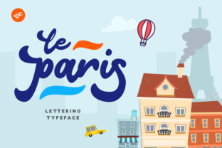 Le Paris: A Playful Script Font for Editorial Design