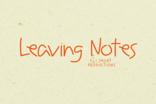 Leaving Notes: A Playful Script Font for Branding