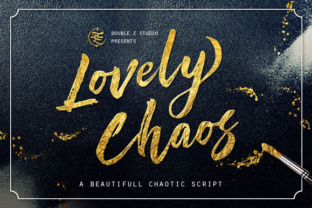 Lovely Chaos: A Grunge Script Font for Bold Branding