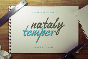 Nataly Temper: A Handwritten Font for Makers