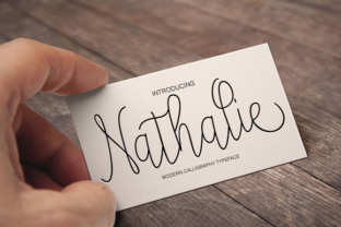 Nathalie: A Modern Script Font for Web Design
