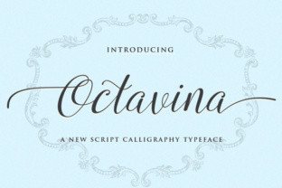 Octavina: A Handwritten Script Font for Campaigns