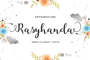 Rasyhanda: A Modern Handwritten Typeface for Web Design