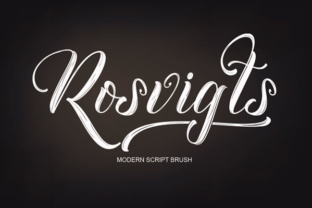 Rosvigts Brush: A Handmade Script Font for Editorial Design