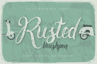 Rusted Brushpen: A Grungy Script Font for Editorial Design