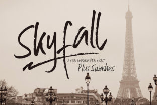 Skyfall Font: A Playful Typeface for Branding