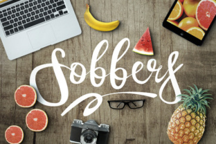 Sobbers Typeface: A Handcrafted Font for Makers