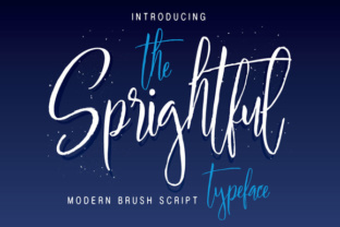 Sprightful Typeface: A Natural Script for Branding