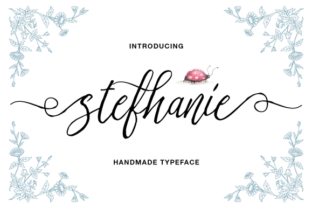 Stefhanie Typeface for Elegant Editorial Design