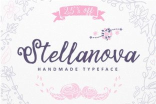 Stellanova: A Handwritten Typeface for Editorial Charm