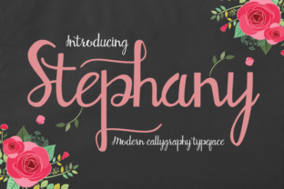 Stephany: A Bold Script Typeface for Editorial Design