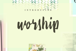 Worship Font: A Playful Typeface for Makers