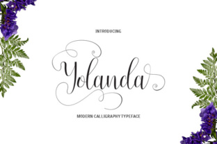 Yolanda: A Modern Script Typeface for Editorial Design